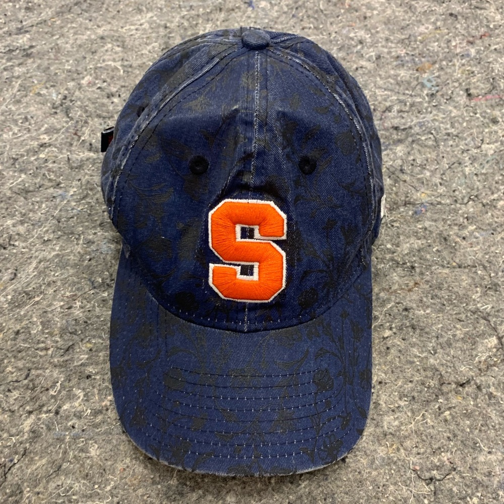 New Era denim floral print Syracuse hat
